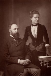 Charles ed Emilia Wentworth Dilke (foto b/n)