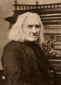 Franz Liszt (1811-1886) pianista e compositore ungherese nella sua vita successiva. Fotoincisione da una fotografia di W & D Downey, Londra (fotoincisione)