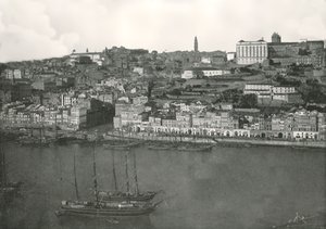 Panorama della città di Oporto, Portogallo, 1895 da W and S Ltd