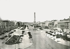 Piazza dei Restauratori, Lisbona, Portogallo, 1895