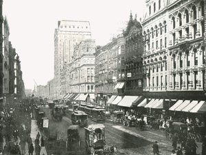 State Street, Chicago, USA, 1895 da W and S Ltd