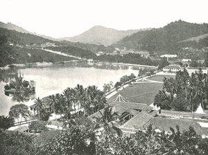 Vista da Lady Hortons Walk, Kandy, Ceylon da W and S Ltd