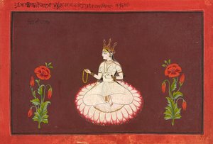 Saraswati, foglio da una serie di Dee