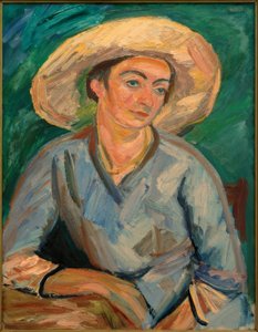Donna con cappello (Oda Rösler)