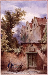 Casa di Nell Gwynne, Bagnigge Wells, St Pancras, Londra, 1865
