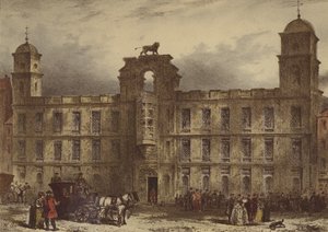 Northumberland House, Strand (cromolitografia) da Waldo Sargeant