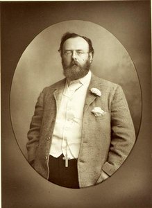 Ritratto di Robert Buchanan (1841-1901) (foto in b/n) da Walery Rzewuski