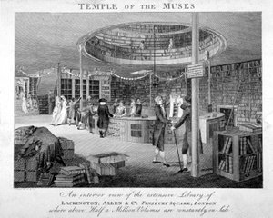 Libreria Temple of the Muses a Finsbury Square, Londra