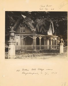 [Cottage gotico vicino a Poughkeepsie, New York].