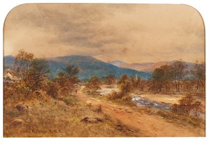 La Strada per Glen Cluny, Braemar - 1876 da Waller Hugh Paton