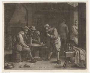 Scena di taverna da Wallerant Vaillant