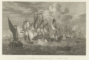 La battaglia dello Zuiderzee contro Bossu, 1573 da Walraad Nieuwhoff