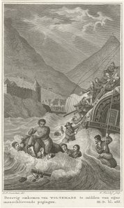 Morte di Woltemade al Capo di Buona Speranza, 1773 da Walraad Nieuwhoff