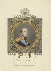 Ritratto dello Zar Alessandro I di Russia da Walraad Nieuwhoff