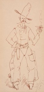 Il fumo del cowboy da Walt Kuhn