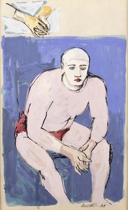 Clown Seduto da Walt Kuhn