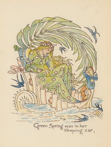 Illustrazione per Legends for Lionel di Walter Crane da Walter (after) Crane