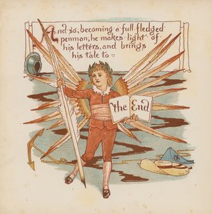 Illustrazione per Pothooks and Perseverance di Walter Crane