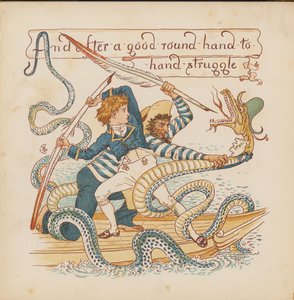 Illustrazione per Pothooks and Perseverance di Walter Crane da Walter (after) Crane