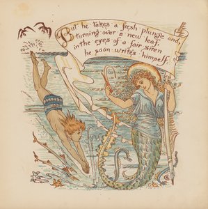 Illustrazione per Pothooks and Perseverance di Walter Crane