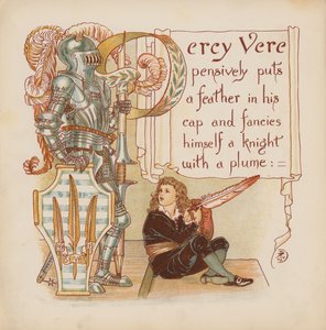 Illustrazione per Pothooks and Perseverance di Walter Crane