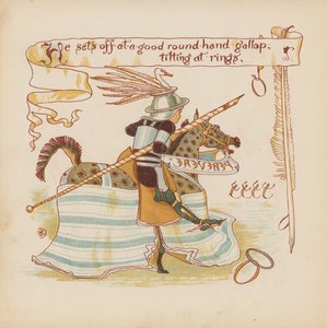 Illustrazione per Pothooks and Perseverance di Walter Crane