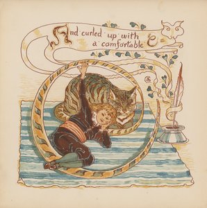 Illustrazione per Pothooks and Perseverance di Walter Crane