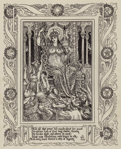 Pagina dalla nuova edizione illustrata della Faerie Queene di Spenser