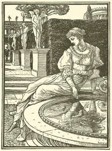 Principessa Fiorimonde (incisione) da Walter (after) Crane
