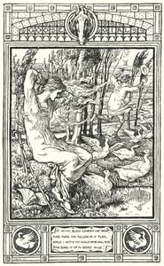 La ragazza delle oche da Walter (after) Crane