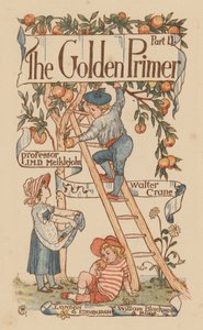 Illustrazione della pagina del titolo per The Golden Primer da Walter (after) Crane