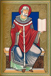 Santo con libro da Walter
