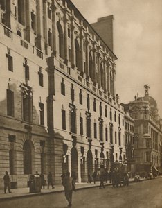 Edifici rappresentativi di New London in Moorgate Street da Walter Benington