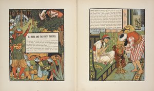 Ali Baba e i quaranta ladroni da Walter Crane