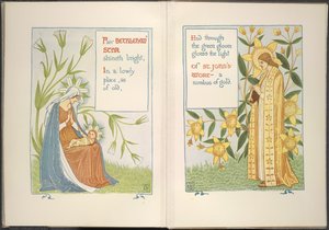 Stella di Betlemme e iperico da Walter Crane