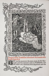 Capitolo XIII. Hallblithe vede la donna che lo ama da Walter Crane