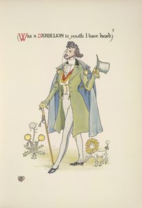 Dente di leone. Un giovane ben vestito