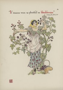 Fiori dal giardino di Shakespeare da Walter Crane