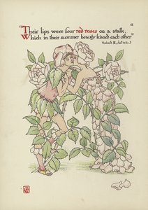 Fiori dal giardino di Shakespeare da Walter Crane