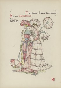 Fiori dal giardino di Shakespeare da Walter Crane