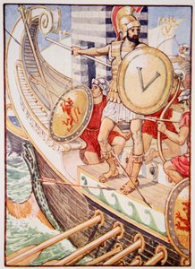 Diventò un bersaglio per ogni freccia, illustrazione da 