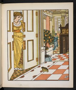 Illustrazione per Il Principe Ranocchio da Walter Crane