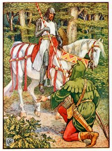 Lyttel John e il Cavaliere da Walter Crane