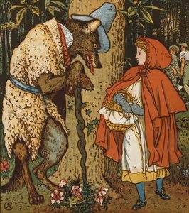 Cappuccetto Rosso da Walter Crane