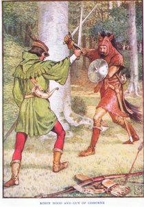 Robin Hood e Guy di Gisborne, c.1920