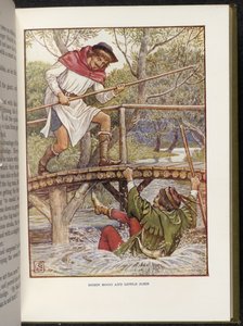 Robin Hood e Little John da Walter Crane