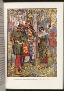 Robin Hood e Maid Marian da Walter Crane