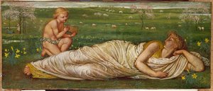 La Terra e la Primavera, 1875 da Walter Crane