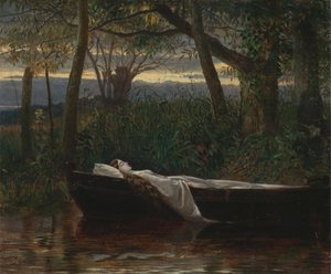 La dama di Shalott [1862, Royal Academy of Arts, Londra, catalogo della mostra] da Walter Crane