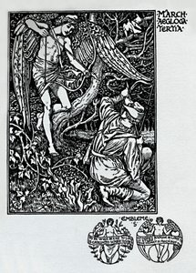 Il calendario dei pastori - Marzo, 1898 da Walter Crane